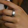 M Bague mariage dome tungstene alliance personnalisee
