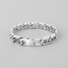 Herren-Armband aus Stahl mit dicker Ankerkette