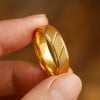 Bague homme personnalisee multi rainure tungstene a graver