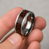 Bague homme personnalisable tungstène onyx