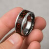 Bague homme personnalisable tungstène onyx