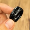 M Bague homme acier chaine tournant anti stress personnalisable