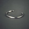 Bracelet personnalise jonc acier torsade homme femme