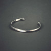 Bracelet personnalise jonc acier torsade homme femme