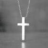 M Pendentif personnalise homme Acier croix a graver personnaliser