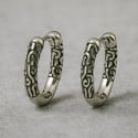 Pendientes celtas de plata para hombre y mujer: elegantes aros.