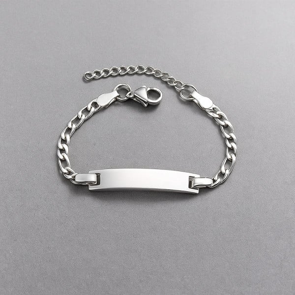 アクセサリー special french 60s silver800 ID bracelet Vintage French solid silver heavy curb link id bracelet 1970