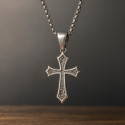 Pendentif homme croix celtique acier
