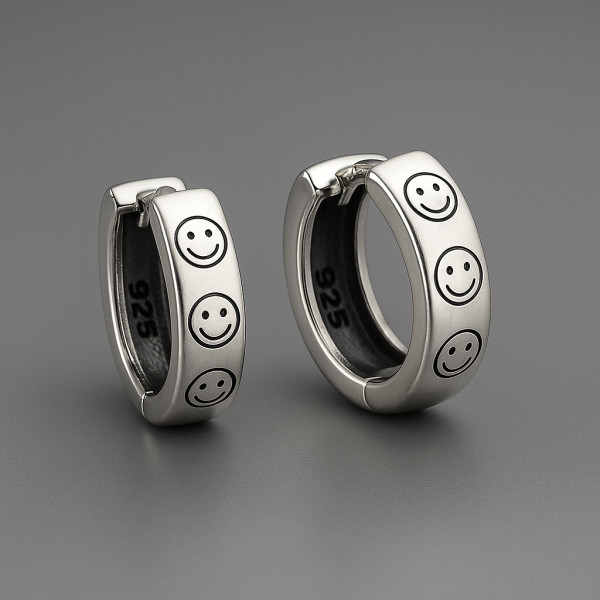 Orecchini A Perno Argento 925 Con Occhi Blu E Zirconi – Gioielli Moda Donna Ipoallergenici