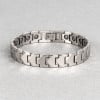 Bracelet homme tungstene facette magnetique aimante