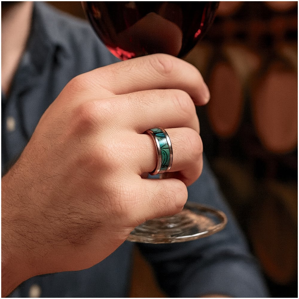 Bague Argent avec une Nacre Abalone AS0188S : Bijouterie Mouchet : bijouterie Angers, bijouterie