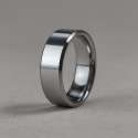 Bague homme tungstene finition miroir alliance personnalisable