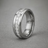 N Bague mariage tungstene zirconium finition miroir alliance personnalisable