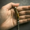 Bracelet homme chaine acier avec pierre oeil de tigre