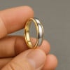 6mm Bague de mariage personnalisee alliance tungstene polie miroir