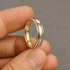 6mm Bague de mariage personnalisee alliance tungstene polie miroir