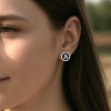 Boucles d'oreilles acier Signes du zodiaque Gémeaux