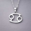 Collana Zodiacale Cancro in Argento 925 – Sensibilità, protezione e simbolo astrologico
