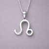 Herenketting met sterrenbeeld Leeuw en zilveren hanger