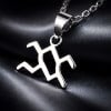Sterling Silver Aquarius zodiac pendant necklace