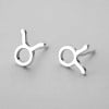 Boucles d'oreilles argent 925 Signes du zodiaque Taureau