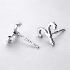 Boucles d'oreilles argent 925 Signes du zodiaque Taureau