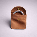 Borsa regalo in pelle scamosciata