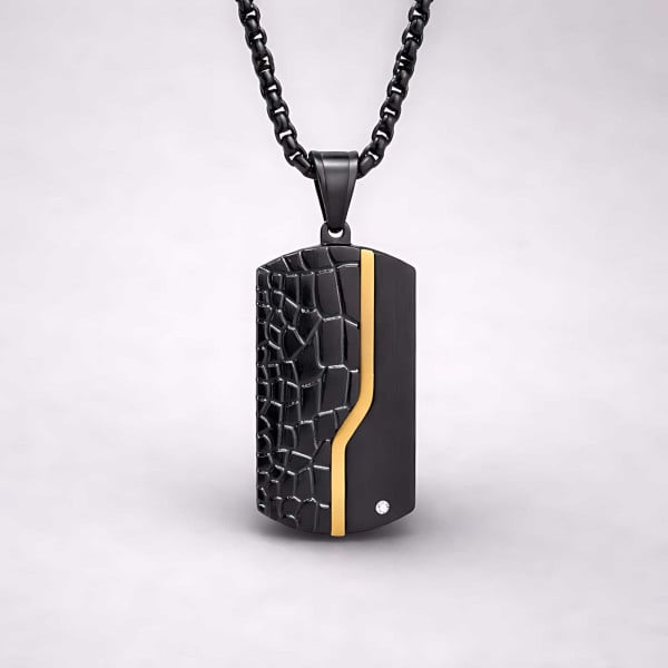 Pendentif acier Dogtag plaque militaire personnalisable