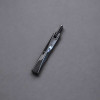 Pendentif barre torsadée tungstène personnalisable