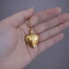 Pendentif acier coeur photo personnalisable