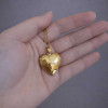 Pendentif acier coeur photo personnalisable