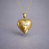 Pendentif acier coeur photo personnalisable