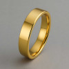 4mm Bague mariage tungstene plaque or alliance personnalisee