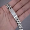 Bracelet personnalise homme gourmette acier