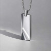 Pendentif personnalise homme plaque en tungstene