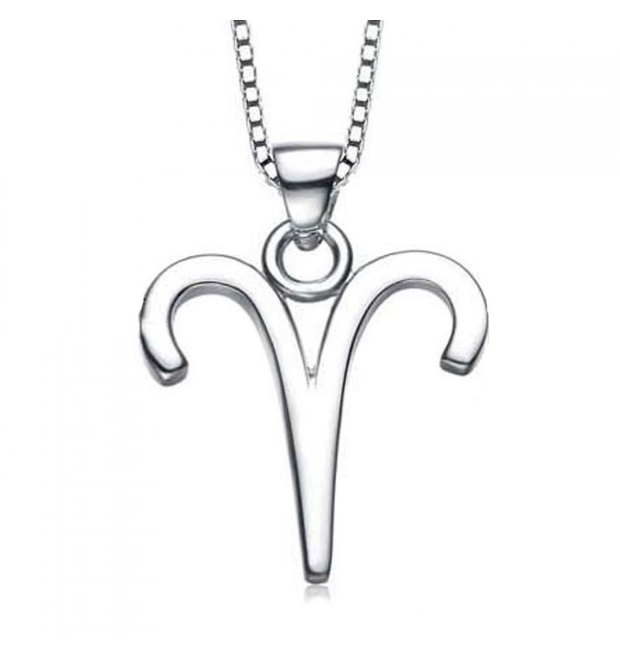 Sterling Silver Aries Zodiac Pendant Necklace Bijoux Webid 793 Silver Gemini Zodiac Pendant