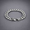Bracelet homme argent massif chaine epaisse biker motard