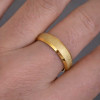 Bague mariage personnalisable Tungstene aspect sable