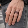 M Bague personnalisée tungstene celtique