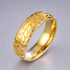 M Bague personnalisee homme anneau titane plaque or style pneu biker rouage