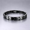 Bracelet homme ceramique noire magnetique aimante