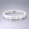 Bracelet homme ceramique noire magnetique aimante