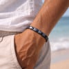 Bracelet homme ceramique noire magnetique aimante