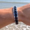 Bracelet homme ceramique pyramide magnetique aimants