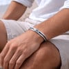 Bracelet OM homme jonc acier personnalisable