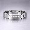 Bracelet Homme tungstene facettes poli zirconium