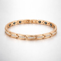 Bracelet acier magnetique aimante homme femme