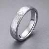 M Bague mariage homme tungstene martelee personnalisable