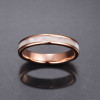 Bague homme anneau carbure de tungstene serti abalone nacre