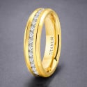 Bague personnalisee homme anneau titane ruban mat noir brosse a graver
